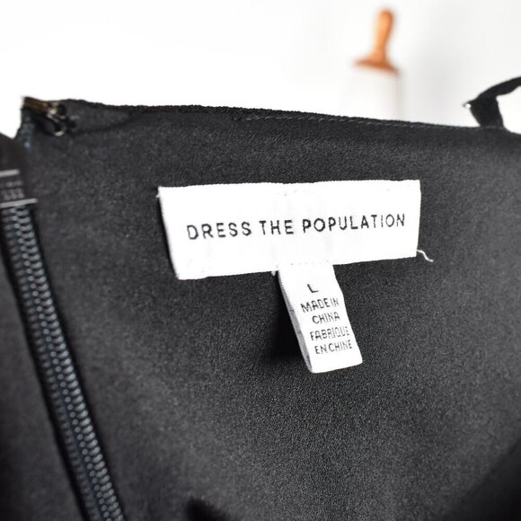 Dress The Population SOLANGE Mini Dress - L - Picture 8 of 8
